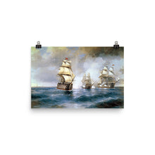 Load image into Gallery viewer, Ivan Aivazovsky -Brig &#39;Mercury&#39; Attacked by Two Turkish Ships
