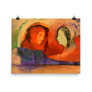 Odilon Redon - Dante and Beatrice