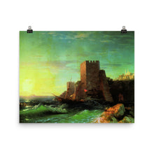 Load image into Gallery viewer, Ivan Aivazovsky - Towers on the rock at the Bosphorus
