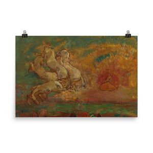 Odilon Redon - Apollo's Chariot and the Dragon