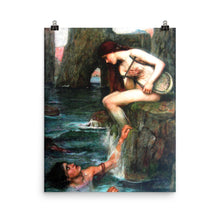 Load image into Gallery viewer, John William Waterhouse - The Siren (1900) - painting
