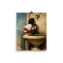 Load image into Gallery viewer, Léon Bonnat - Roman Girl at a Fountain
