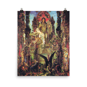 Gustave Moreau - Jupiter and Semele - painting