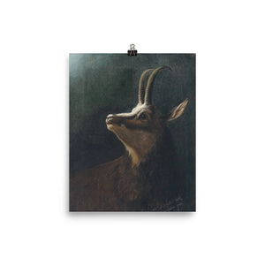 Karl Wilhelm Diefenbach - Head of a chamois