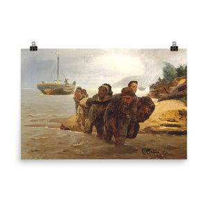 Ilya Repin - Barge Haulers Wading