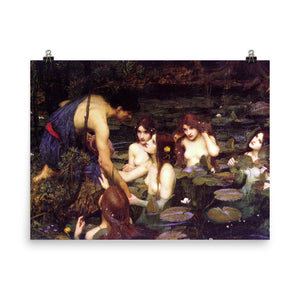 John William Waterhouse - Hylas and the Nymphs - painting