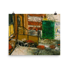 Load image into Gallery viewer, Saeki Yuzo - Café Terrace with Posters
