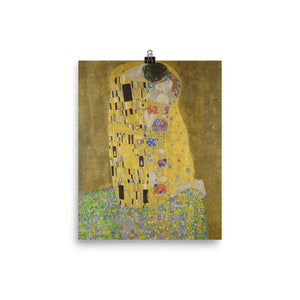 Gustav Klimt - The Kiss - painting