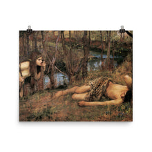 Load image into Gallery viewer, John William Waterhouse - A Naiad (Hylas with a Nymph) - painting
