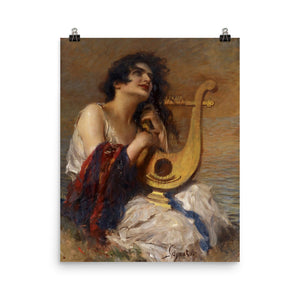 Leopold Schmutzler - Girl with Lyre