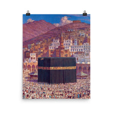 Load image into Gallery viewer, Etienne Dinet - The Prayer around the sacred temple of Kaaba in Mekka
