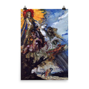 Gustave Moreau - Phoebus and Borea - painting