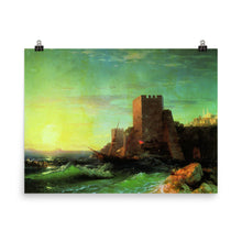 Load image into Gallery viewer, Ivan Aivazovsky - Towers on the rock at the Bosphorus
