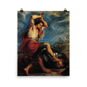 Peter Paul Rubens - David Slaying Goliath - painting