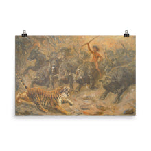 Load image into Gallery viewer, Valdemar Irminger - Scene from the Jungle Book
