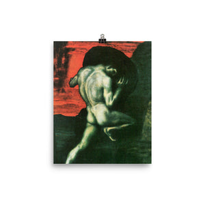 Franz Stuck - Sisyphus - painting