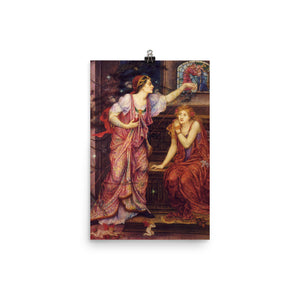 Evelyn De Morgan - Queen Eleanor & Fair Rosamund