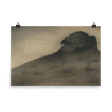 Load image into Gallery viewer, Alfred Kubin - Dolmen - Macabre Art Decor, Grotesque Art, Occult Drawing,  Dark Artwork, Monstrous and Evil, Satanic Art
