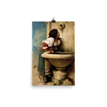 Load image into Gallery viewer, Léon Bonnat - Roman Girl at a Fountain
