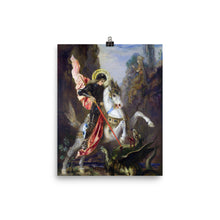 Load image into Gallery viewer, Gustave Moreau - Saint George and the Dragon - painting
