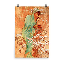 Load image into Gallery viewer, Alphonse Mucha - Four Seasons - Winter
