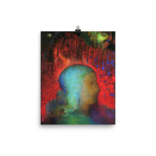 Load image into Gallery viewer, Odilon Redon - Profile on Red Meanders (formery known as Jeanne d&#39;Arc or Joan of Arc)
