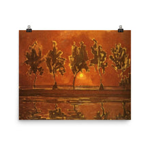 Load image into Gallery viewer, Piet Mondrian - Trees by the Gein at Moonrise
