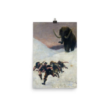 Load image into Gallery viewer, Paul Joseph Jamin - The flight in front of the mammoth
