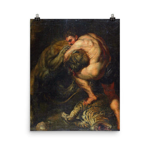 Peter Paul Rubens - hercules and the nemeo lion