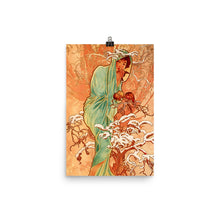 Load image into Gallery viewer, Alphonse Mucha - Four Seasons - Winter
