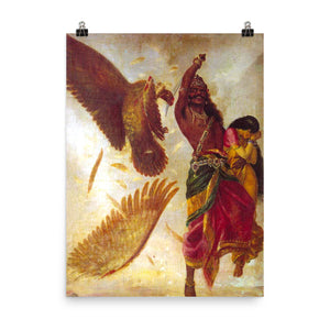 Raja Ravi Varma - Jatayu Vadham