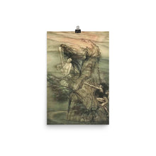 Load image into Gallery viewer, Arthur Rackham - Illustration for Richard Wagner&#39;s Ring Cycle (No. 1)
