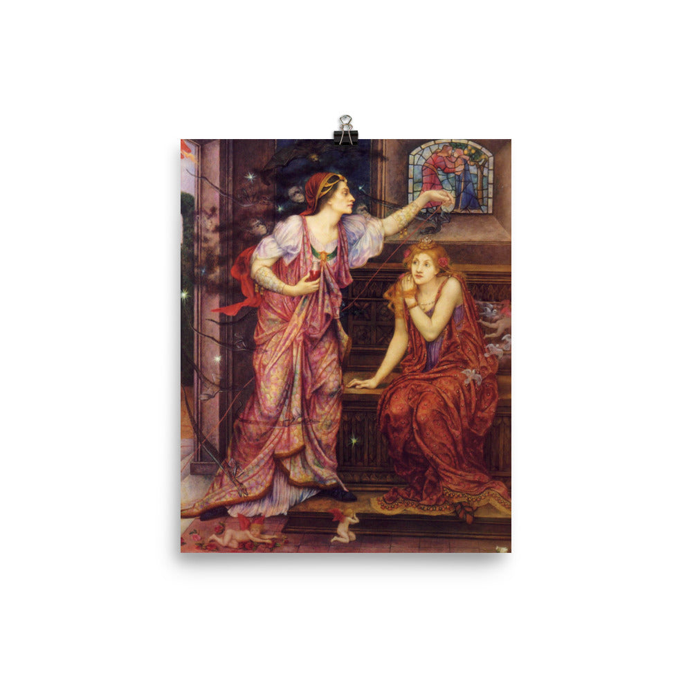 Evelyn De Morgan - Queen Eleanor & Fair Rosamund