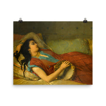 Load image into Gallery viewer, Jean-François Portaels - The tambourine player in repose
