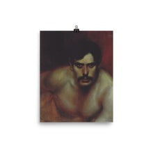 Load image into Gallery viewer, Franz Stuck - Male Portrait Study (A Bad Conscience).jpeg
