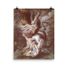 Load image into Gallery viewer, Henry Fuseli - Horseman attacked by giant snake
