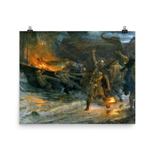 Load image into Gallery viewer, Frank Dicksee - A Viking Raid
