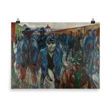 Load image into Gallery viewer, Edvard Munch - Workers on their Way Home - painting
