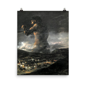 Francisco Goya - The Colossus - painting