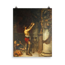 Load image into Gallery viewer, Andrés Parladé - Victorious gladiators offering weapons to guardian Hercules
