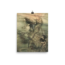 Load image into Gallery viewer, Arthur Rackham - Illustration for Richard Wagner&#39;s Ring Cycle (No. 1)
