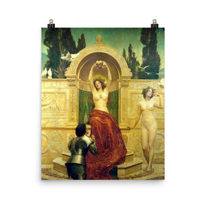 John Collier - Tannhäuser in the Venusberg - painting