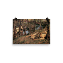 Load image into Gallery viewer, John William Waterhouse - A Naiad (Hylas with a Nymph) - painting
