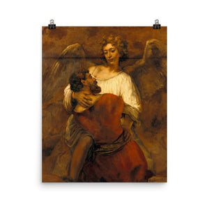 Rembrandt - Jacob Wrestling with the Angel