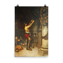 Load image into Gallery viewer, Andrés Parladé - Victorious gladiators offering weapons to guardian Hercules
