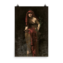 Load image into Gallery viewer, John Collier - The Priestess of Delphi - painting
