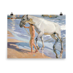 Joaquín Sorolla y Bastida - The Horses Bath