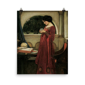 John William Waterhouse - The Crystal Ball (1902) - painti