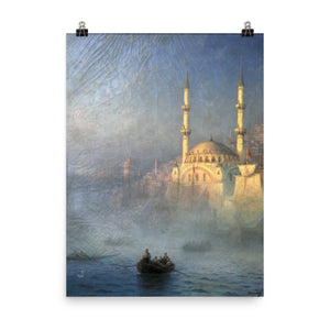 Ivan Aivazovsky - Constantinople the mosque of Top-Kahn