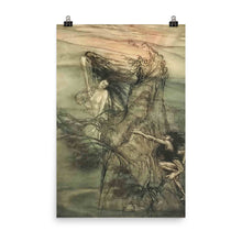 Load image into Gallery viewer, Arthur Rackham - Illustration for Richard Wagner&#39;s Ring Cycle (No. 1)
